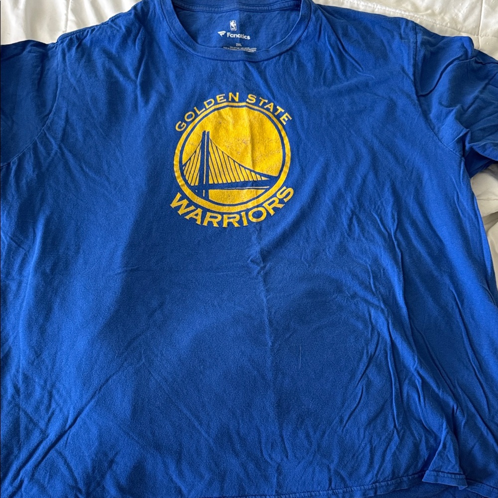 Fanatics Blue Golden State Warriors Tee